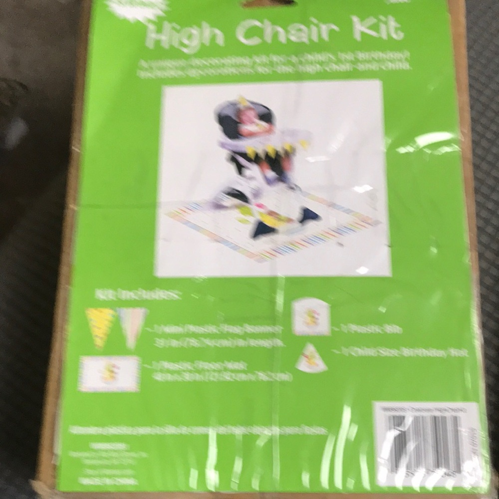 1st Birthday High Chair Kit